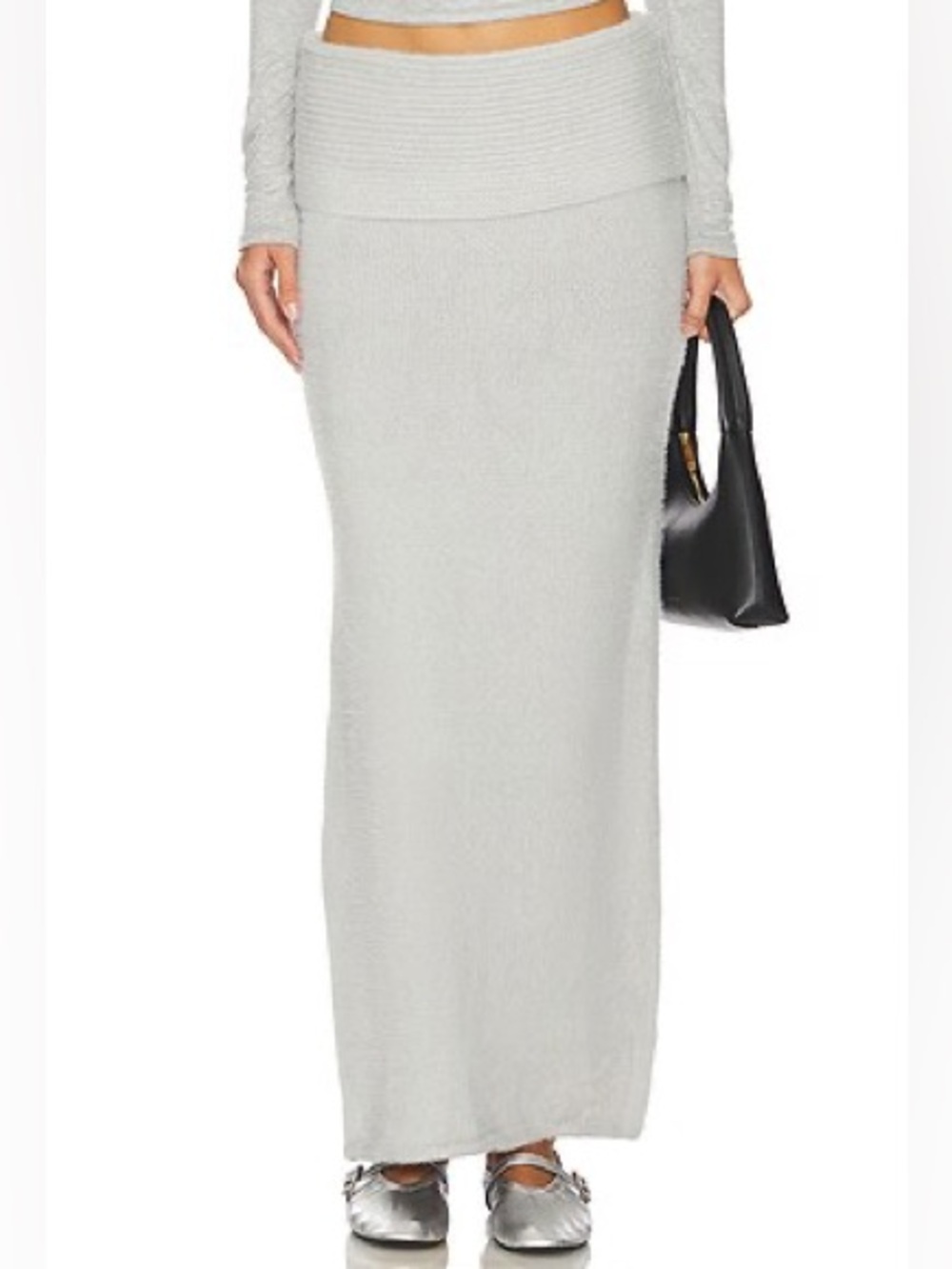 REVOLVE ALL THE WAYS Nara Knit Skirt in Gray
